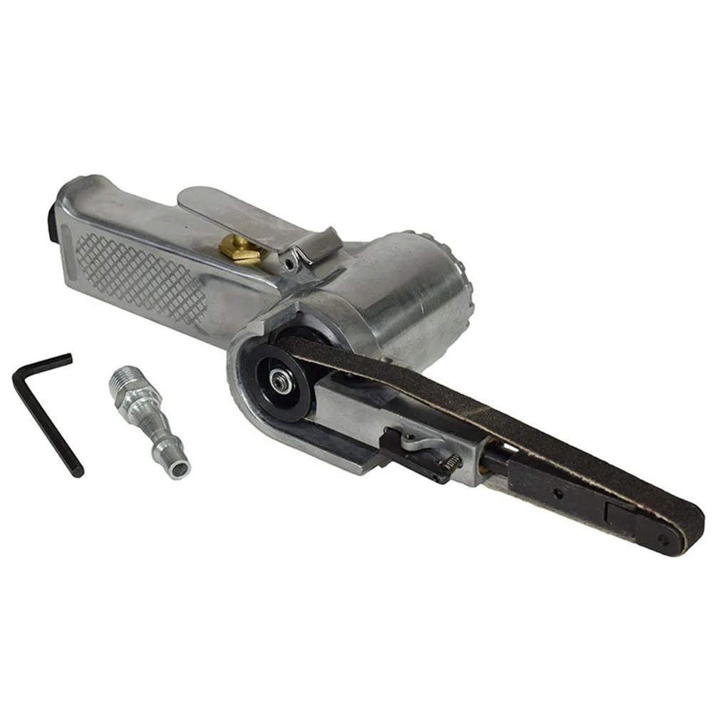 

10mm Air Belt Sander 330X10mm Power + 50 Belts 60-120 Grits Heavy duty