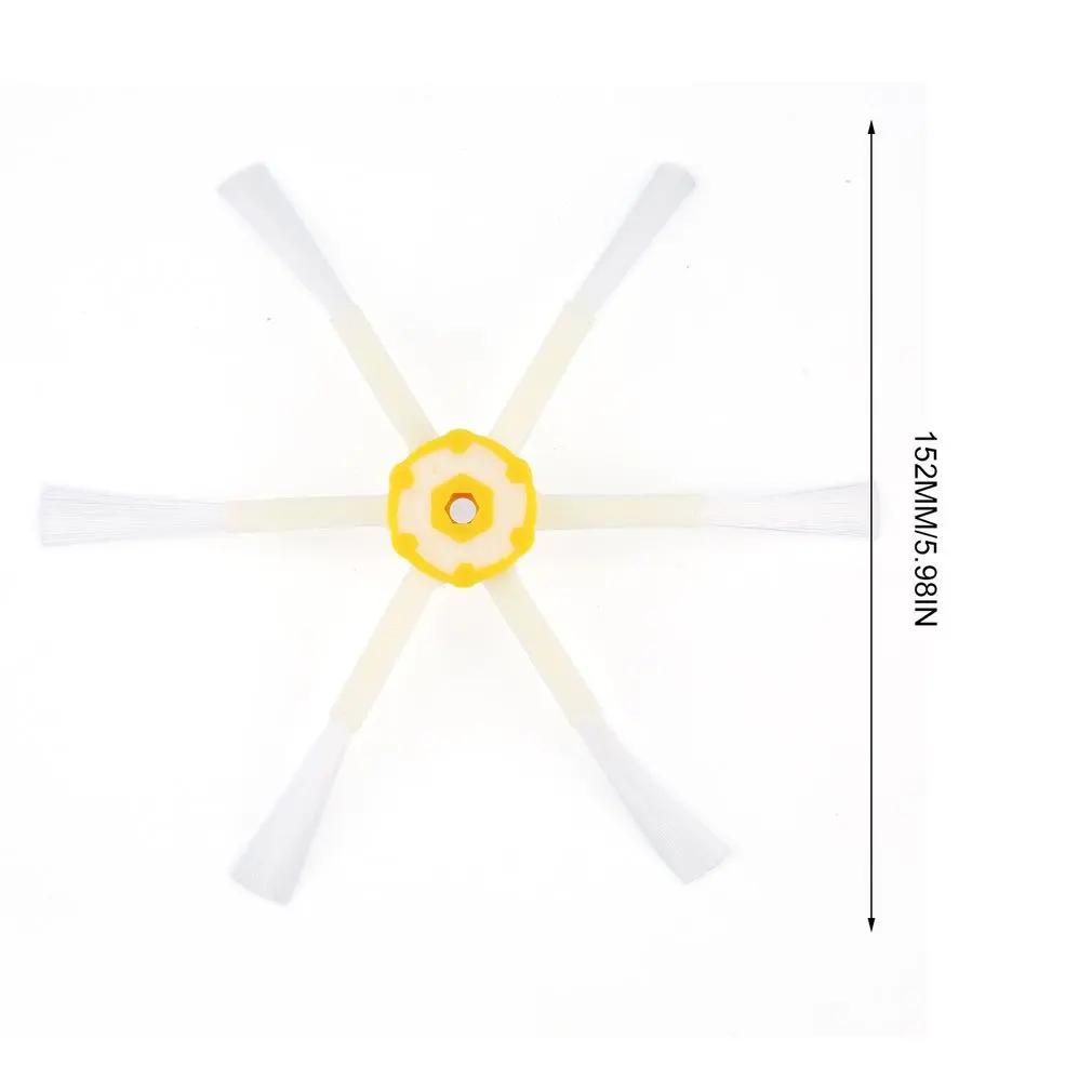 2 шт. 6 Вооруженные боковая щетка для подметания аксессуары робота-пылесоса