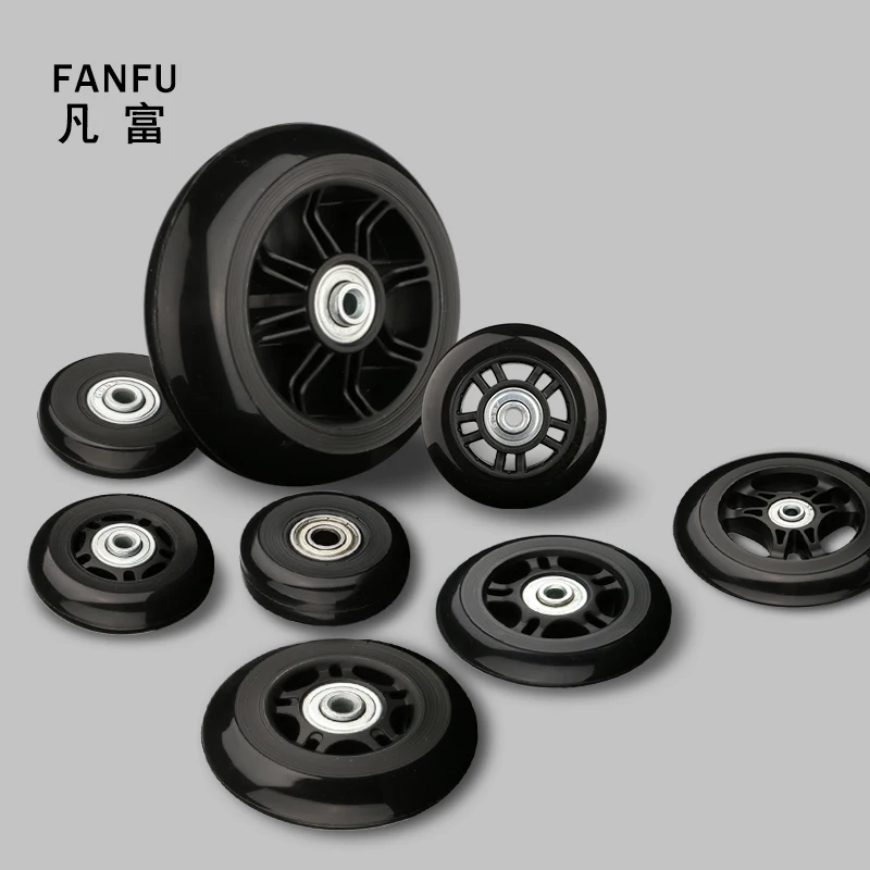 Suitcase Wheels 1 pair of Luggage Suitcase Replacement Wheels Axles Deluxe Repair Deluxe Repair Tool  Casters