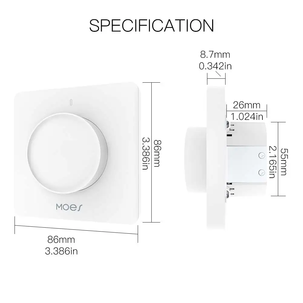 Новый Умный Поворотный Светильник вой регулятор яркости ZigBee Smart Life/Tuya