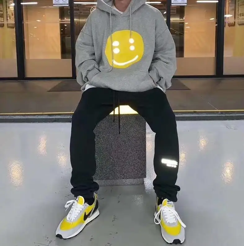 

new sports pants 100% must-have items for the mist kanye west jerry lorenzo loose pants hip-hop cotton hooded trousers