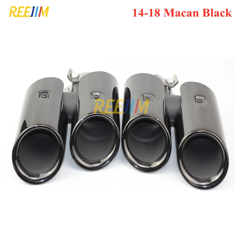 Пара наконечников глушителя наконечник выхлопной трубы для 14-18 Porsche Macan 2019