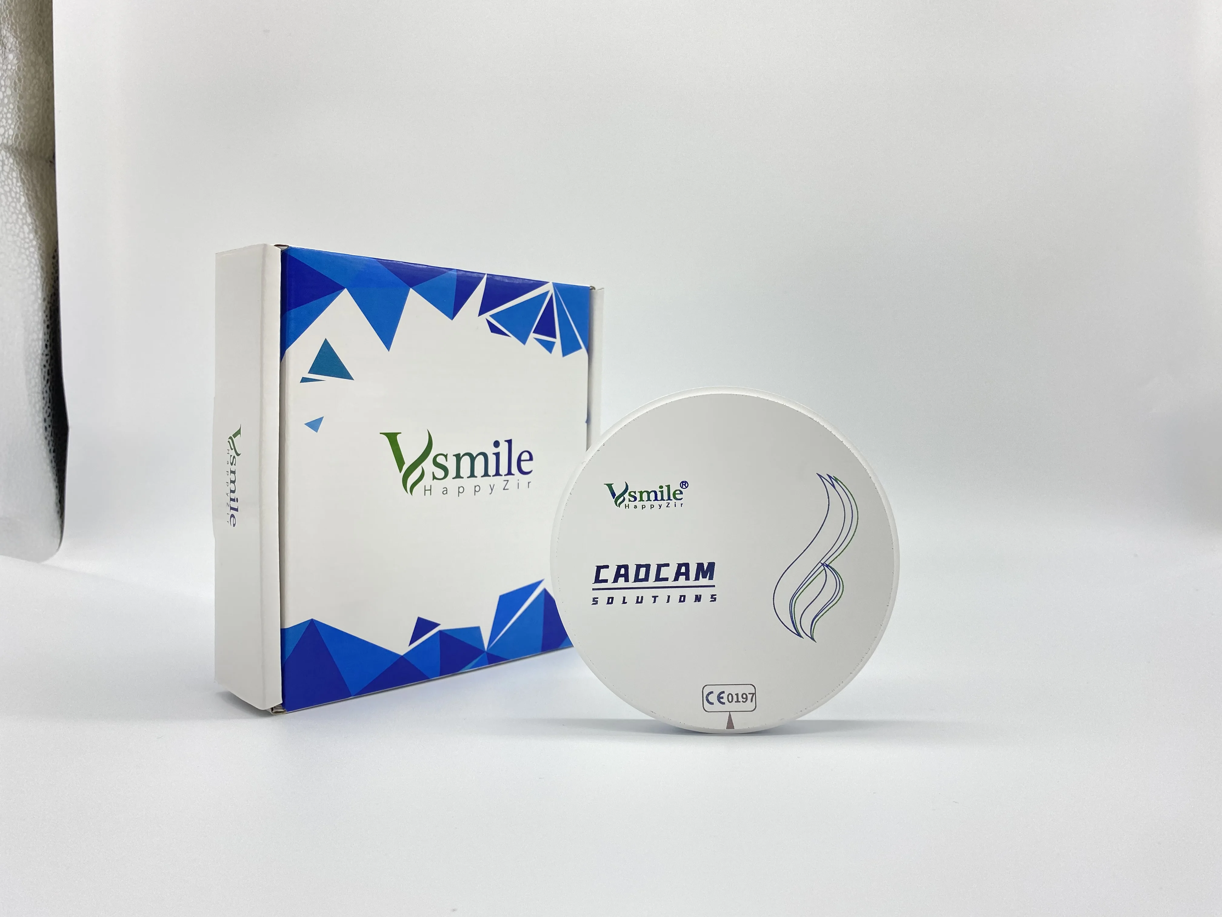 Ультрапрозрачный белый цирконий 98 мм для изготовления внешней системы открытия