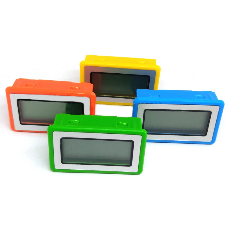 4 цвета мини цифровой LCD Крытый удобный Температурный датчик гигрометра