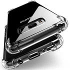 Чехол-накладка для Samsung Galaxy S9, S8 Plus, S7 Edge, A3, A5, A7, J3, J5, J7 2016, 2017, A8 Plus 2018, силиконовый, прозрачный, противоударный
