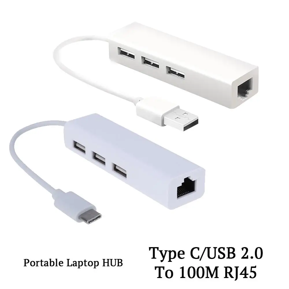 Asunflower usb-хаб Lan адаптер 100 м Ethernet RJ45+ USB 2,0 концентратор для MacBook 12 MacBook Air Pro 13 15 ноутбук 100 м сетевой адаптер