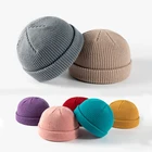 Теплые шапки, мужские и женские вязаные шапки на осень и зиму, шапки, модные шапки, теплые взрослые шапки, кожаные шапки с дыней