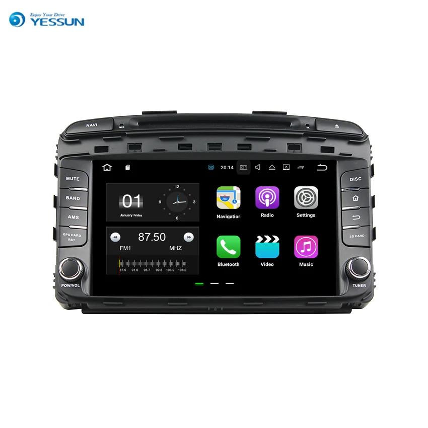 Автомобильный навигатор YESSUN для Kia Sorento 2015 ~ 2017 Android GPS Аудио Видео Радио HD