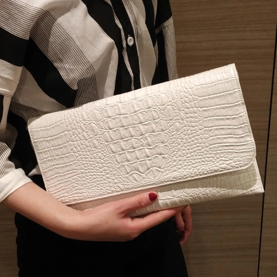 Роскошная женская сумка с крокодиловым узором новинка 2020 модная через плечо