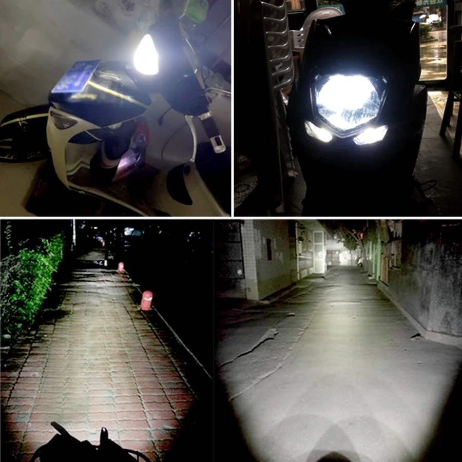 20W 40W Led moto rcycle фара скутер лампа H4 Ba20d 6500k свет вездеход мотоцикл rbike аксессуары фары Led para moto 12-24V