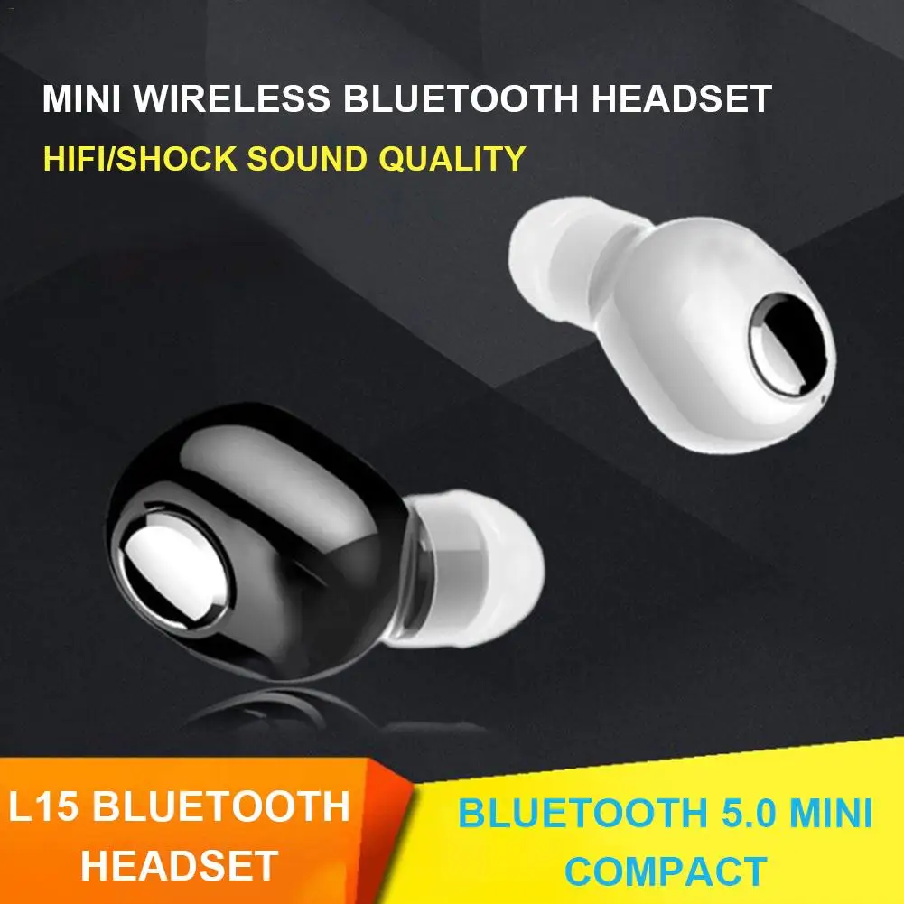 Беспроводные наушники L15 Bluetooth 5 0 TWS гарнитура Hi Fi мини вкладыши спортивные