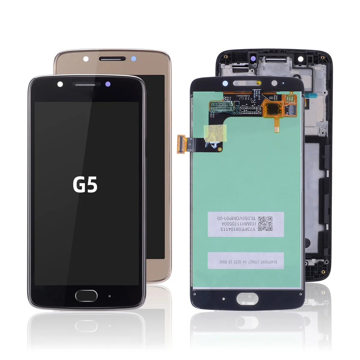 Оригинальный дисплей для Motorola Moto G5 ЖК сенсорный экран с рамкой дигитайзер замена