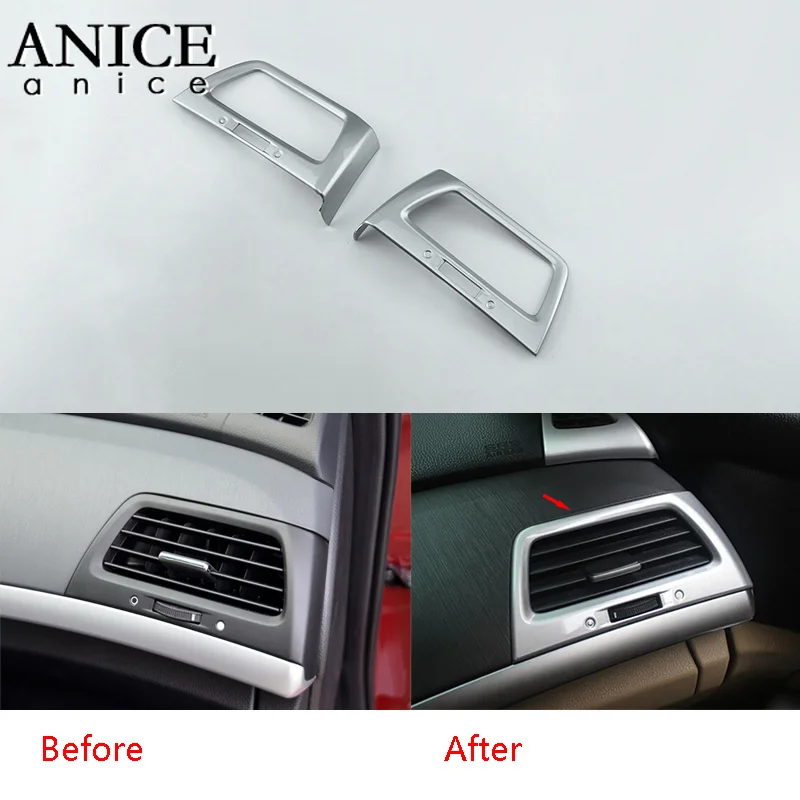 2 шт. ABS Хромированная боковая крышка на вентиляционное отверстие обшивка рамка