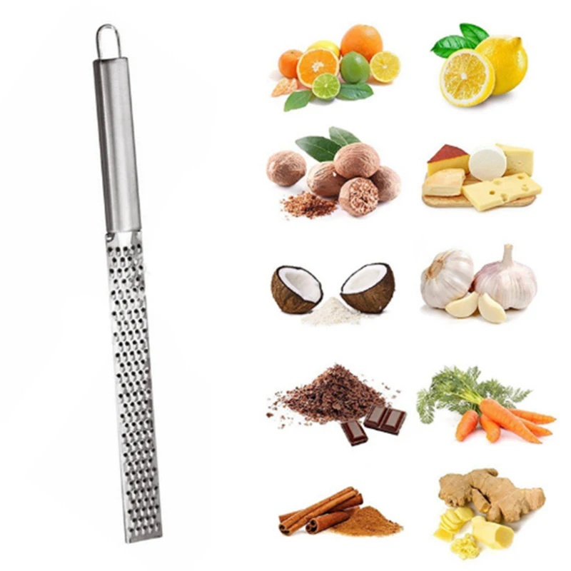 Сыр Zester Портативный дизайн ручки Нержавеющая сталь лимон терки соковыжималка