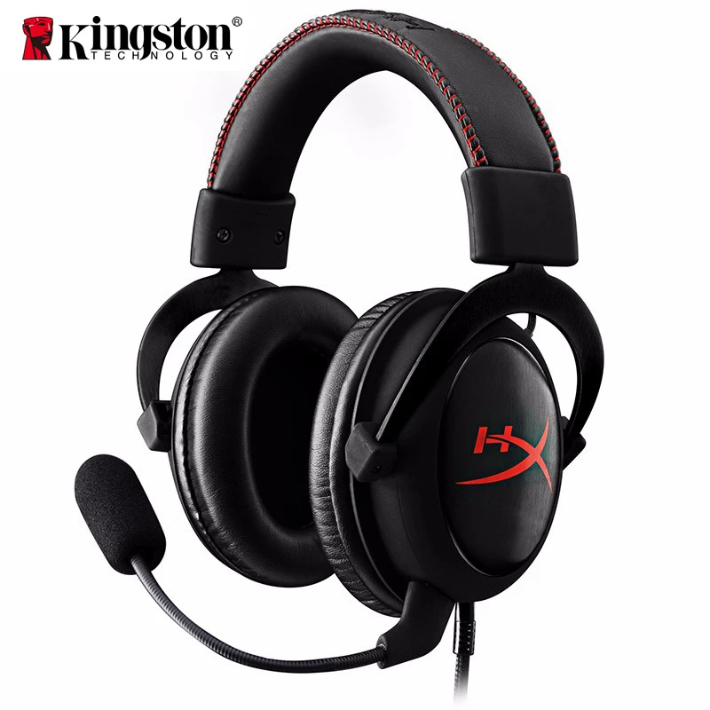 Игровые наушники Kingston HyperX Cloud Core с микрофоном Hi Fi для ПК PS4 Xbox|Наушники и гарнитуры|
