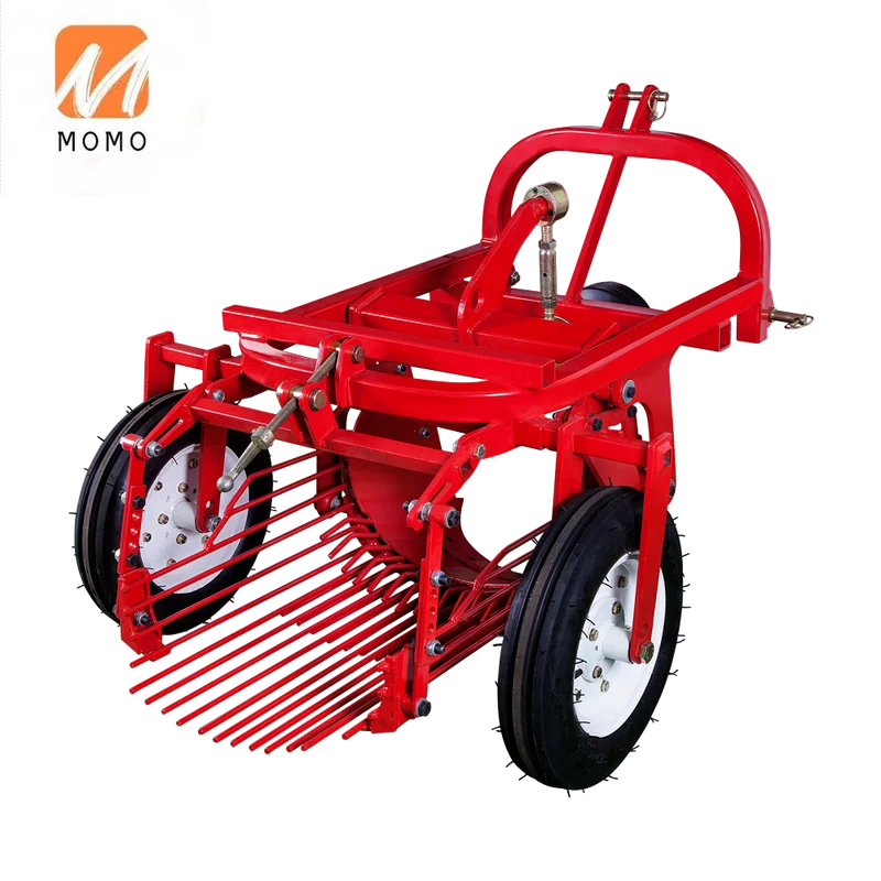 

3 point linkage one row farm tractor PTO mounted small sweet potato harvester