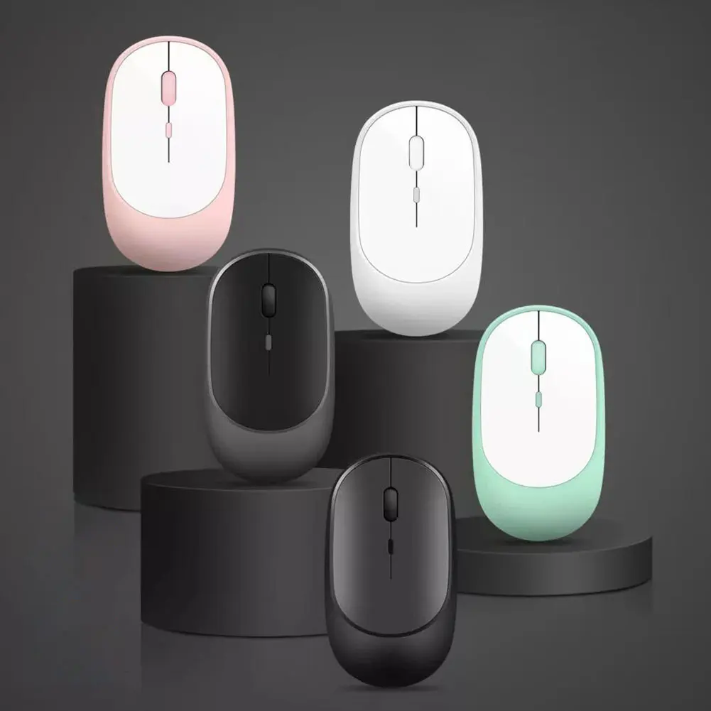 

Wireless Bluetooth Mouse For MacBook PC IPad Computer Rechargeable Dual Modes Bluetooth 4.0 + USB Mouse With 3 Adjustable DPI