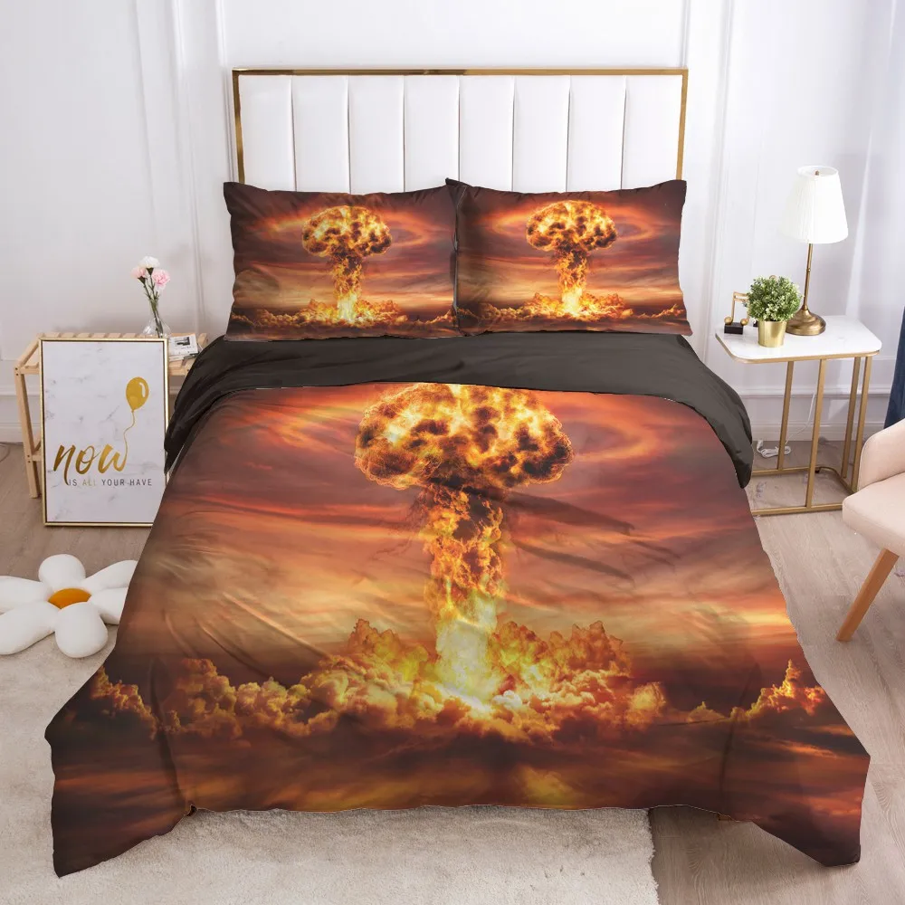 

3D Demon Bedding sets Quilt covers Pillowcases Duvet cover set Comforter case King Queen Twin Linen Bed