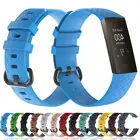 Силиконовый ремешок для часов Fitbit Charge 3 4, браслет для смарт-часов, мягкий водонепроницаемый ремешок для смарт-часов Fitbit Charge 3 Charge 4, аксессуары