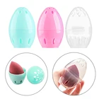 1 шт. чехол для блендера для макияжа косметическая губка для хранения портативный дышащий спонж держатель для яиц аксессуары для макияжа