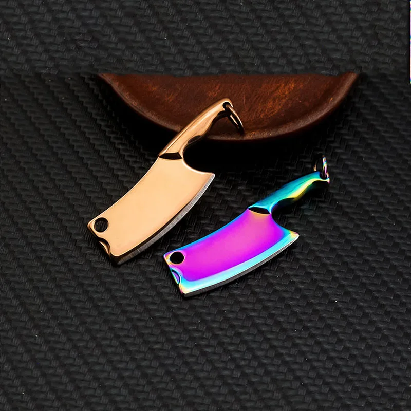 Stainless Steel Multiple Colour Sharpened Blade Tiny Mini Knife Palm Kitchen Key Decoration Tool Envelope Opener Ring | Инструменты