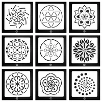 layering stencils diy for wall painting scrapbook mandala style coloring embossing album paper card new template decoration 1pc