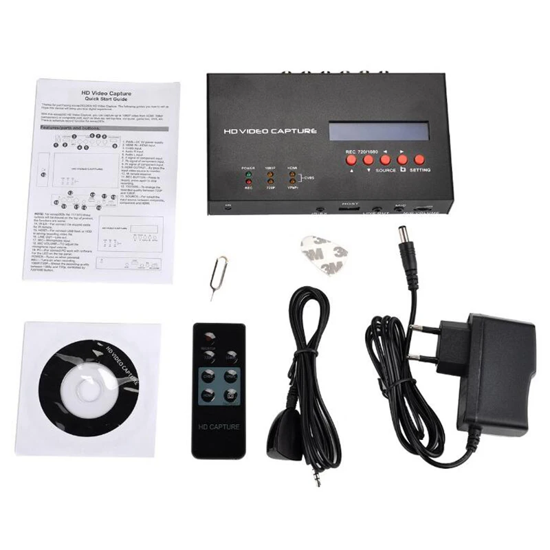 Оригинальный Ezcap 283S HD видео Захват коробка HDMI CVBS AV видеозапись для PS3 PS4 XBOX TV STB