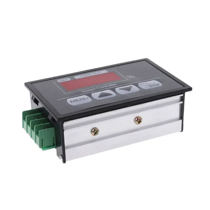 6-60V PWM контроллер скорости двигателя постоянного тока с цифровым Дисплей Панель
