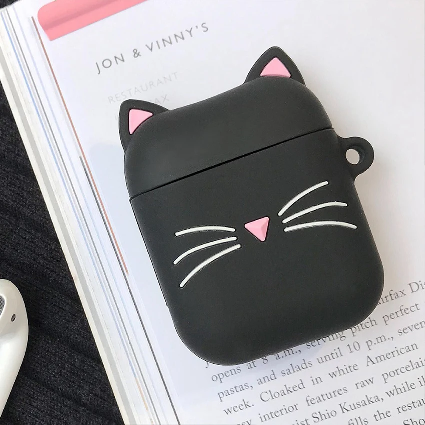 Чехол для airpods, милый мультяшный защитный чехол для airpods, беспроводной чехол для наушников air pods 2, силиконовый чехол для наушников, fundas