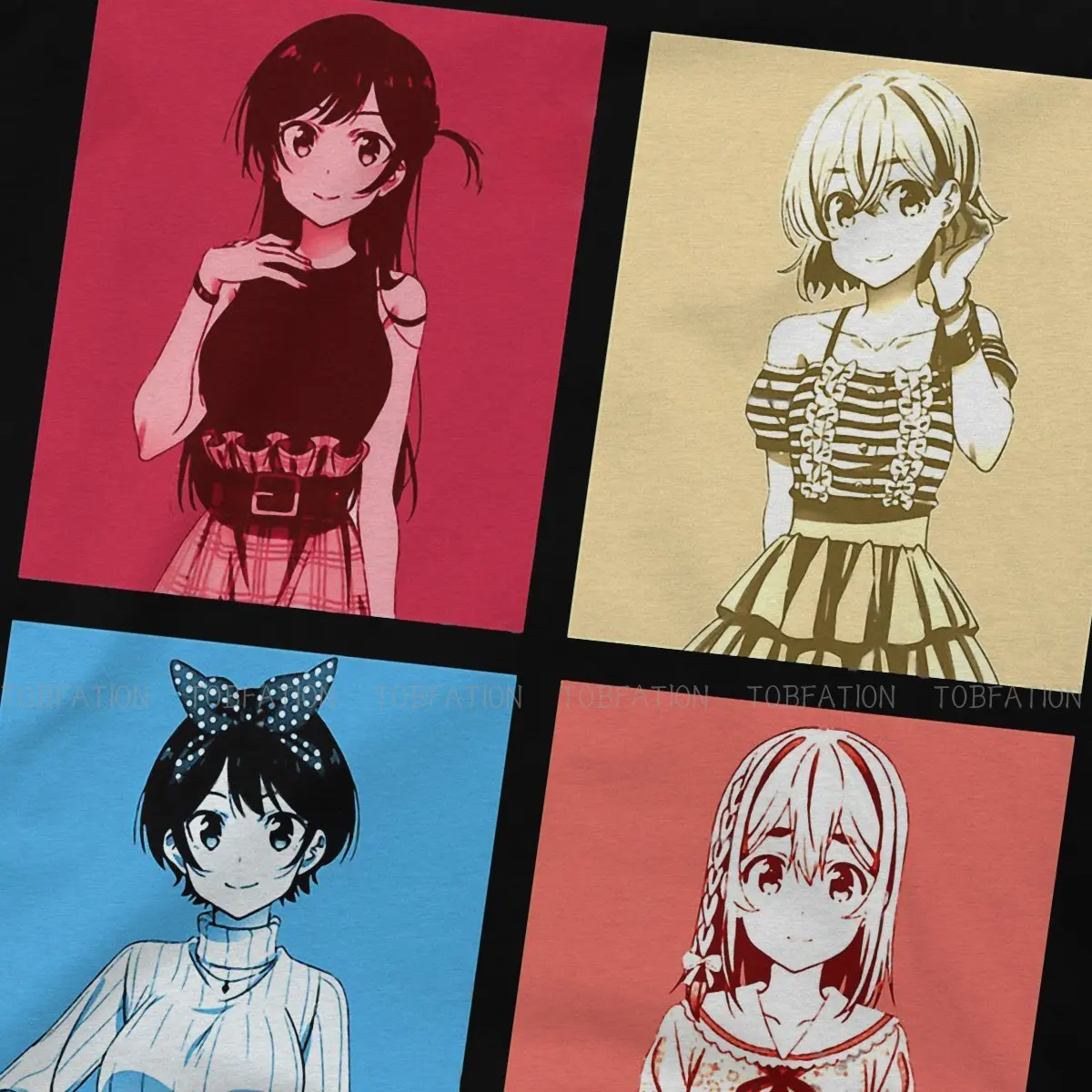 Снимите фото для мужчин Kanojo Okarishimasu Мягкие Толстовки отдыха футболка новый дизайн