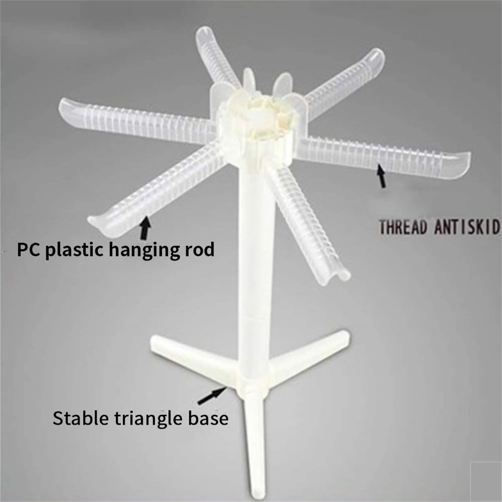 

Kitchen Stand Spaghetti Manual Hanging Easy Clean Foldable Pasta Drying Rack Rotation Accessories Noodle Holder Home Tools