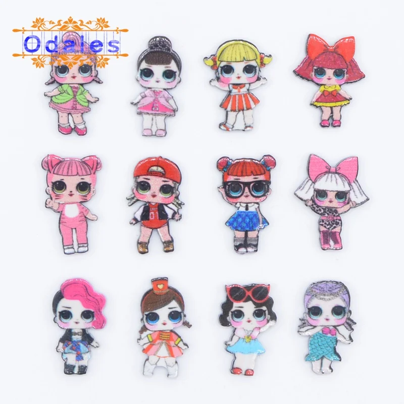 200 шт./лот классная девушка плоское заднее украшение из смолы принцесса Русалка DIY