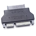 Адаптер SATA Slimline Serial ATA 7 + 15 22pin Папа-Слим 7 + 6 13pin Мама, адаптер для настольного ПК, ноутбука, жесткого диска CD-ROM