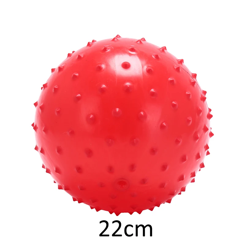 

Случайно 22 см Забавный надувной мяч Дети Детские Массажный мяч резиновый мяч пляжные игрушки шары прыгающие шарики Новый