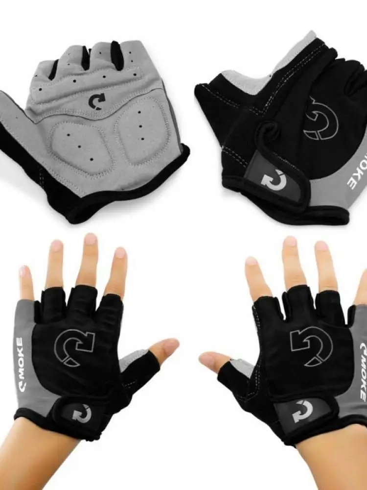 

Men'S Outdoor Sports Cycling Half-Finger Non-Slip Mat Breathable Gloves Mountain Bike Road Gloves 3 Colors