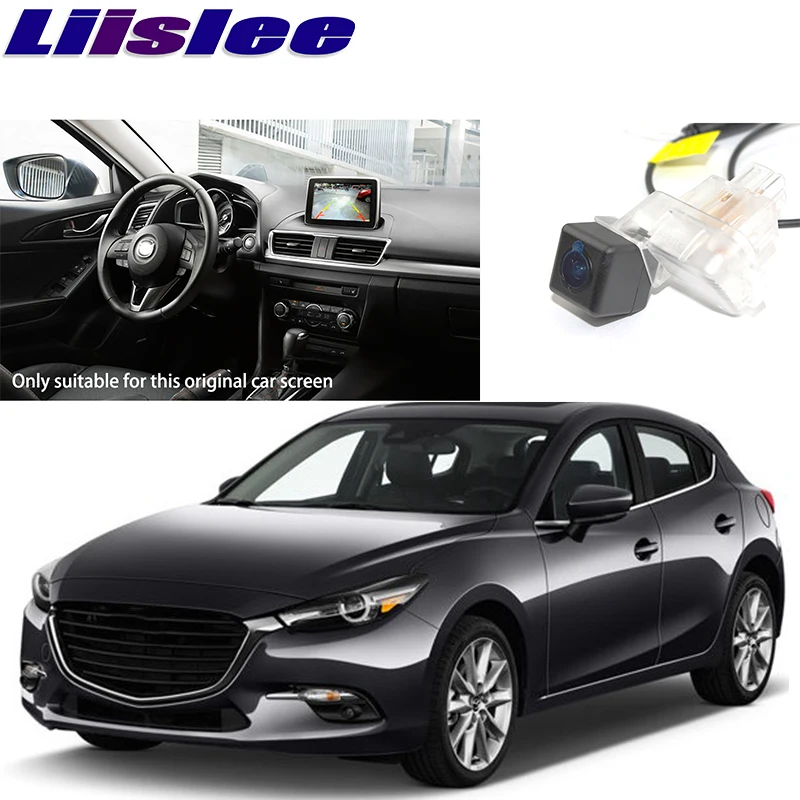 Для Mazda 3 Mazda3 Axela хэтчбек BM BN 2013 ~ 2019 Автомобильная камера заднего вида подключение