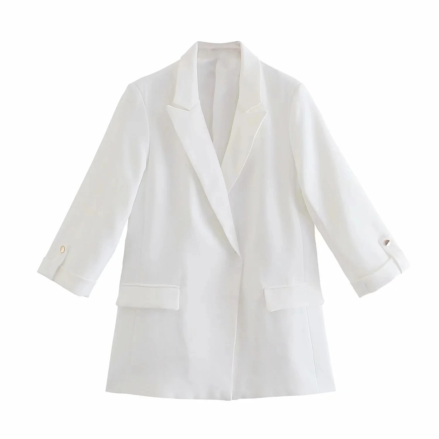 

Женский блейзер с рукавами-воланами, в английском стиле