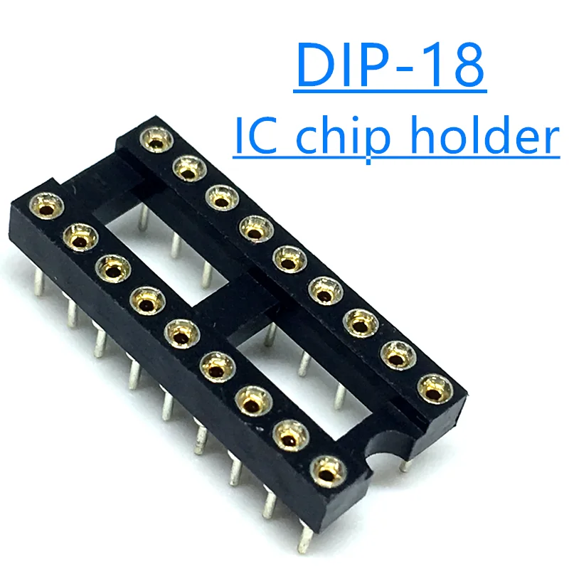 10 шт./лот IC conectores DIP6 DIP8 DIP14 DIP16 DIP18 DIP20 DIP24 DIP28 DIP40 сосны коннектора круглое отверстие