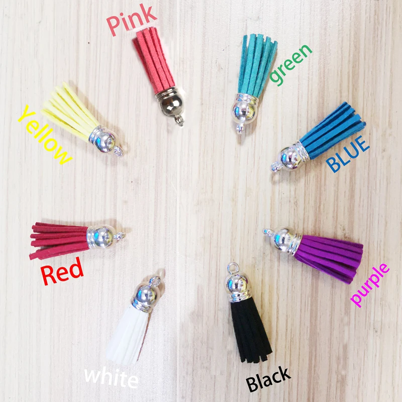 

Charm Super Maitresse Keychain Cute Multicolor Tassel Keychain DIY Crystal Glass Pendant Keychain Teacher's Day Creative Gifts