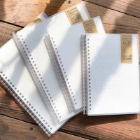 a5 b5 creativity loose leaf student pp transparent notebook simple girls removable memo pad journals school stationery supplies
