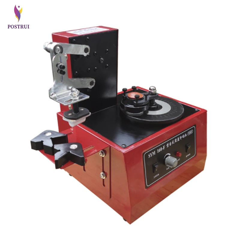SYM160 220V Environmental Desktop Electric Pad Printer Round Printing Machine Ink |