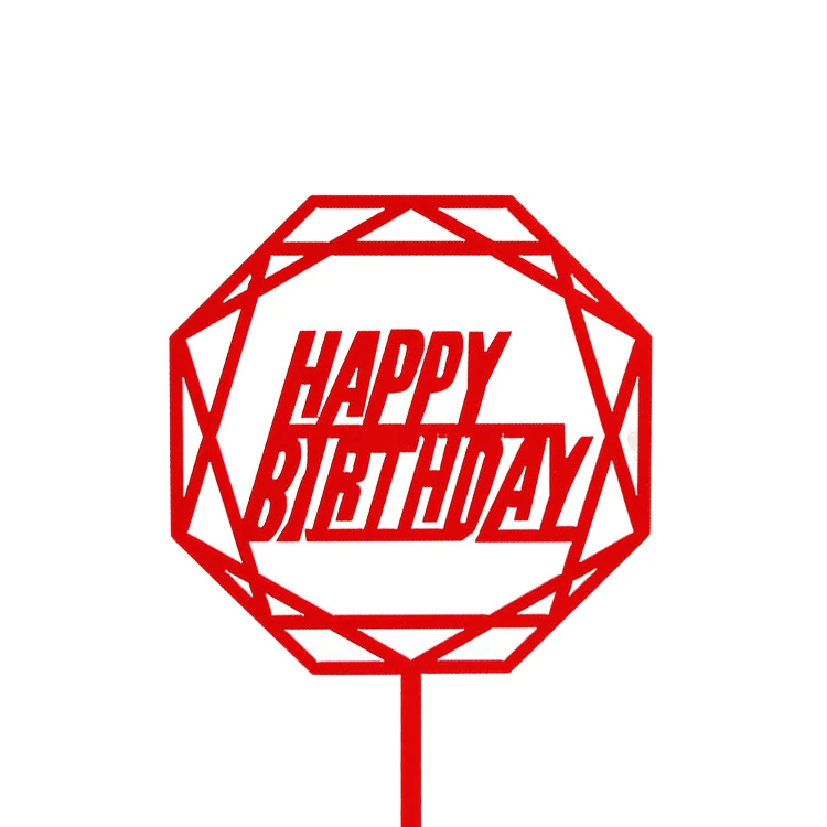 Подарочная карточка для торта на день рождения несколько стилей|Товары