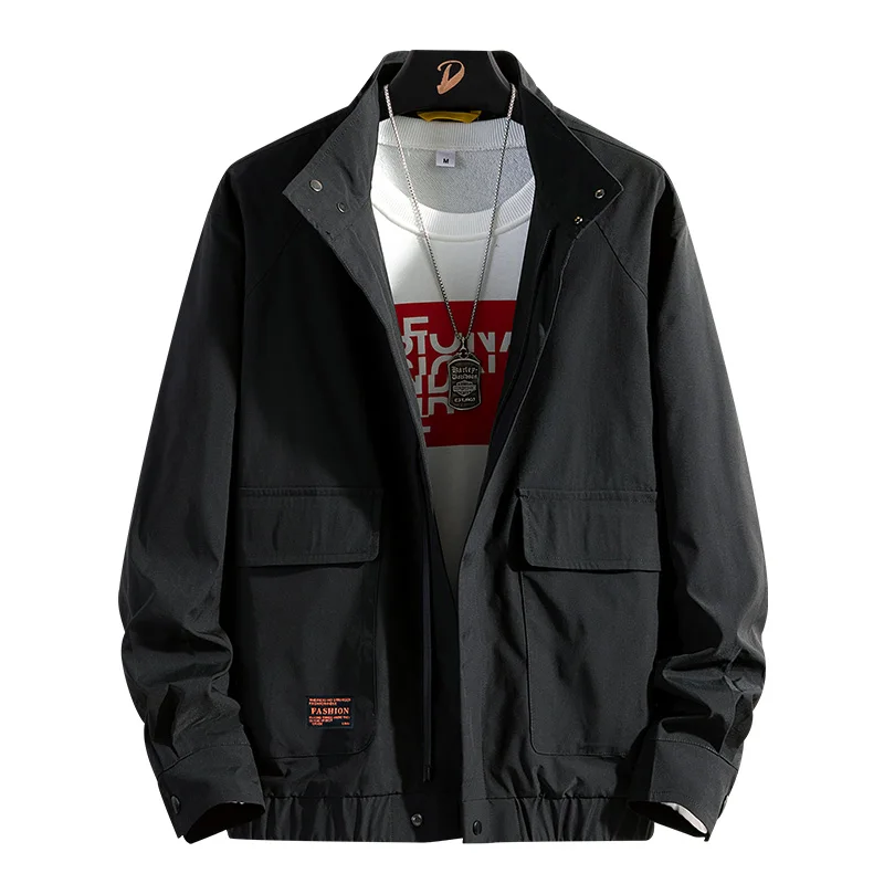

Куртка-бомбер мужская повседневная, модная весенняя удобная куртка, большие размеры 4XL