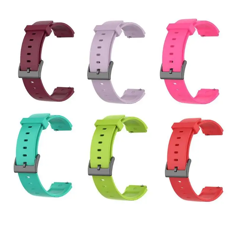 18 мм силиконовый ремешок для часов с пряжкой умных Xiaomi|Ремешки часов| |