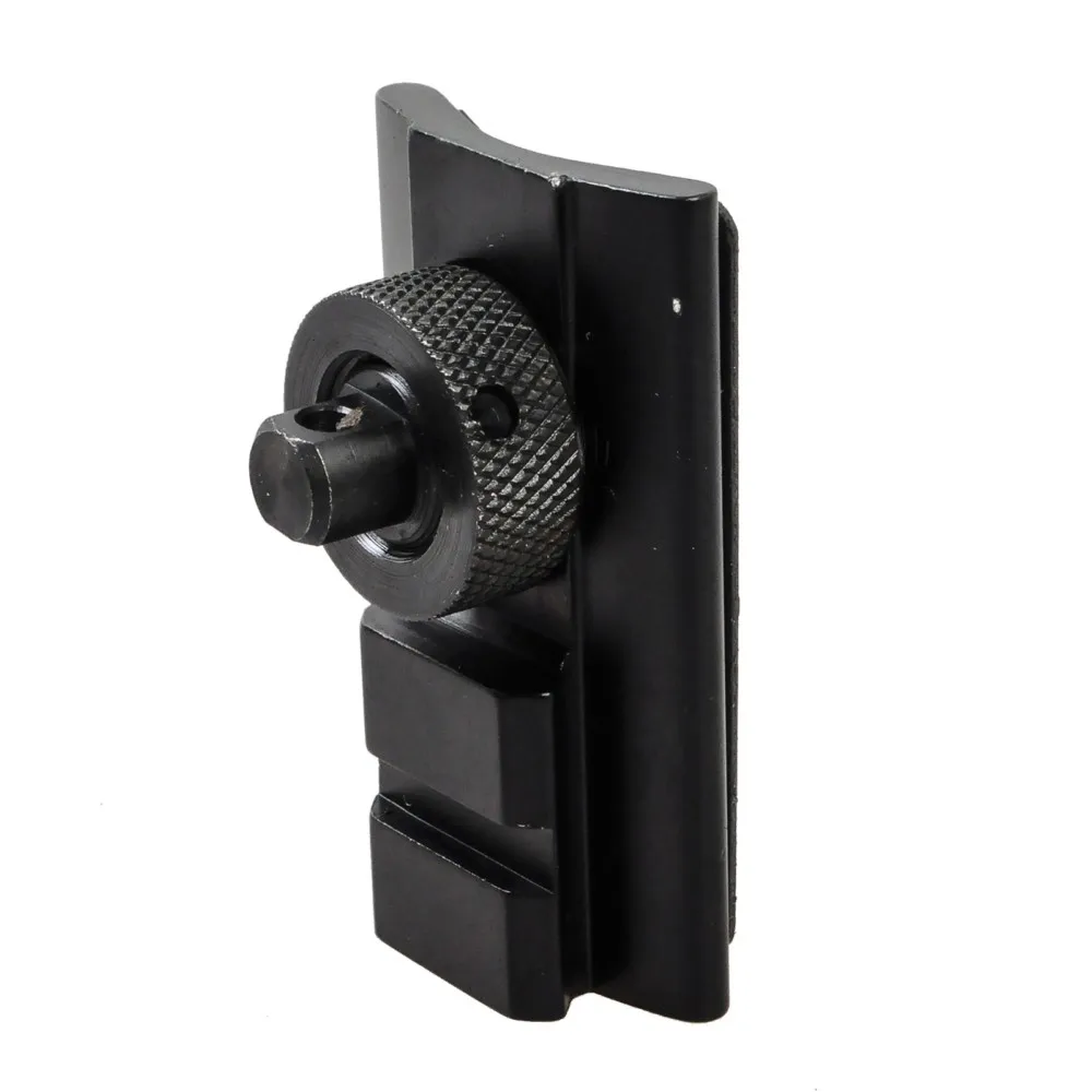 Tactical Airsoft Rifle Hunting Bipod Weaver Rail Sling Stud Swivel Picatinny Slot Adaptor 20mm Paintball Bipod Adapter Mount
