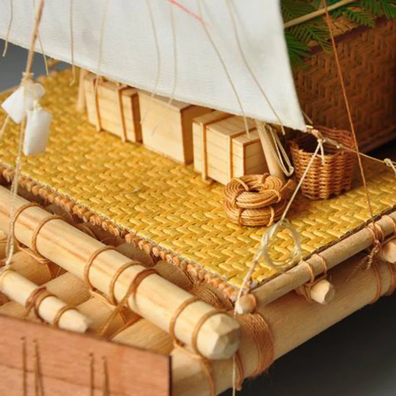 Деревянные корабли комплекты моделей KON Tiki модель корабля деревянный комплект