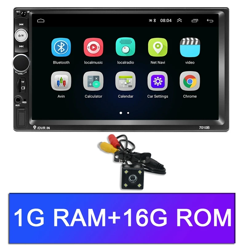 2 Din автомобильное радио 7 дюймов Hd Автомобильный Mp5 мультимедийный плеер Android 8 1 Gps
