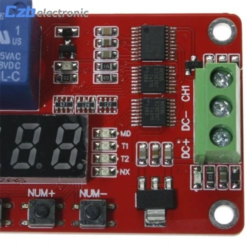 Многофункциональное самоблокирующееся реле 12 В постоянного тока PLC задержка