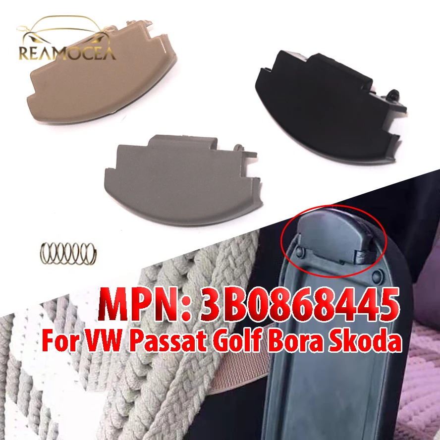 

Reamocea 1Pc OEM 3B0868445B41 3B0868445 Car Armrest Latch Lock Catch Button for VW Passat Golf Bora Jetta Beetle Skoda Octavia