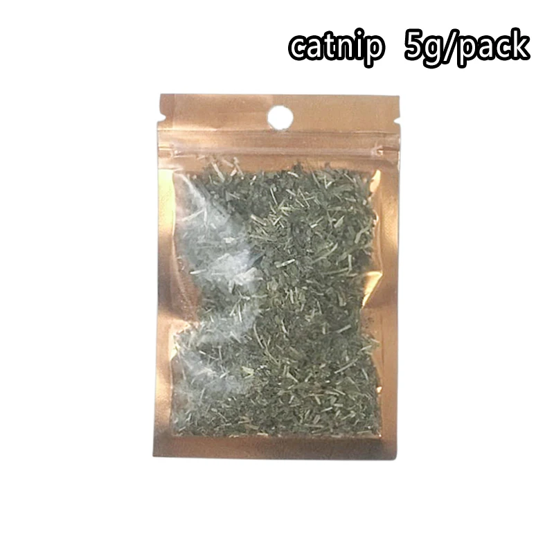 catnip 5g Кошачья мята ментол натуральный органический Премиум кошачья мята ментол можно посыпать на игрушки и кошачья мяча - Цвет: catnip 5g